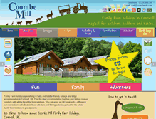 Tablet Screenshot of coombemill.com